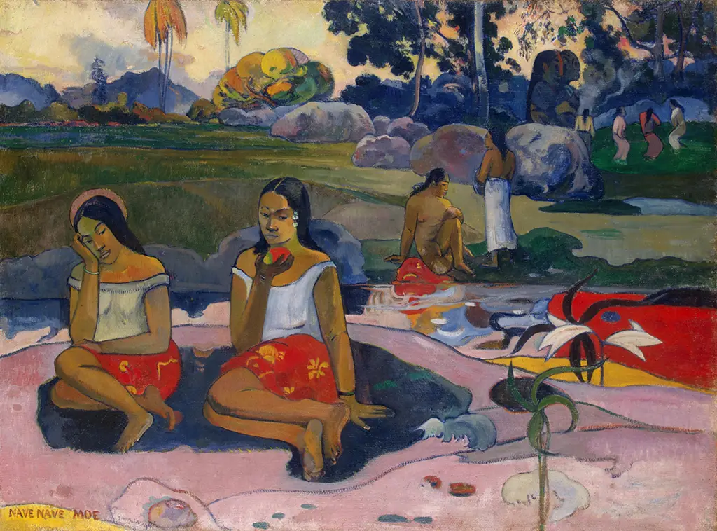 Nave nave moe in Detail Paul Gauguin